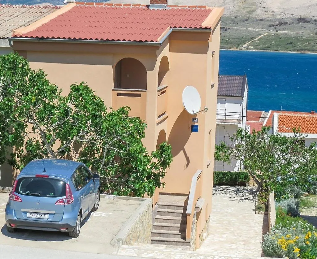 Apartment In Pag With Sea View, Terrace, Air Conditioning, Wifi Pag Town