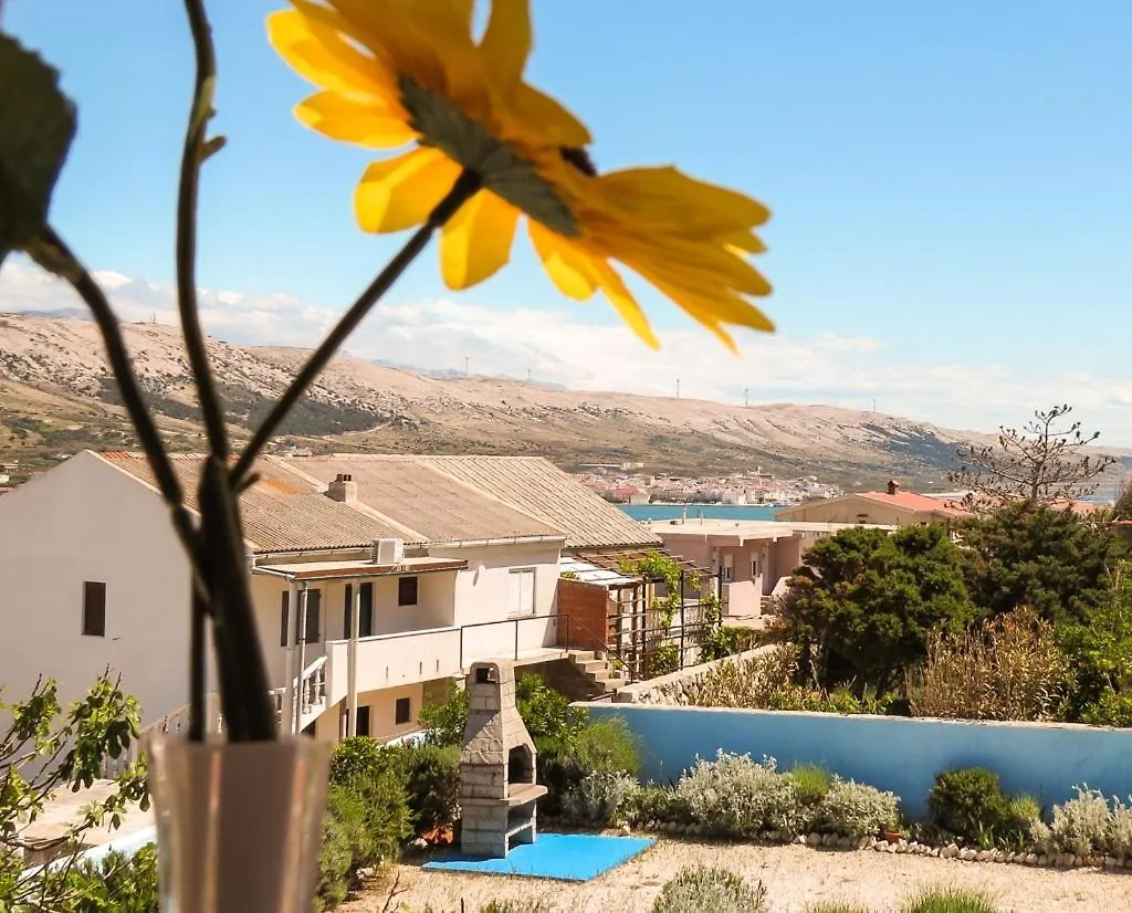Apartment In Pag With Sea View, Terrace, Air Conditioning, Wifi Pag Town