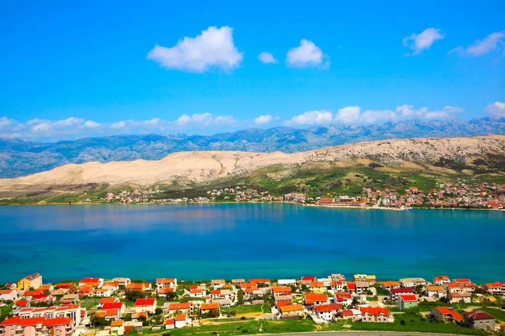 Apartment In Pag With Sea View, Terrace, Air Conditioning, Wifi Pag Town Croacia
