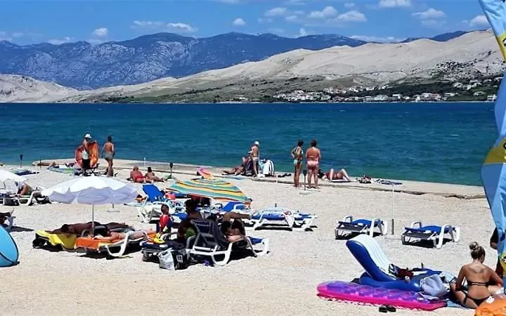Apartment In Pag With Sea View, Terrace, Air Conditioning, Wifi Pag Town