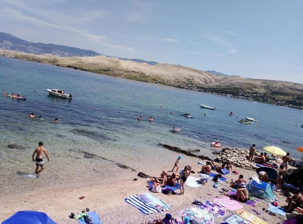 Apartment In Pag With Sea View, Terrace, Air Conditioning, Wifi Pag Town Croacia